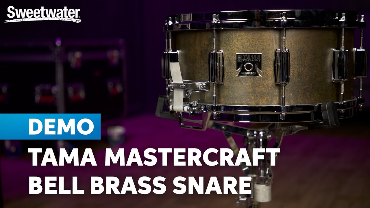 TAMA 50th-anniversary Mastercraft Bell Brass Snare Reissue: The Terminator Is Back!