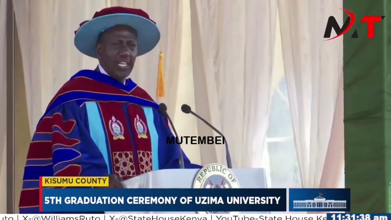 PRESIDENT RUTO POWERFUL SPEECH IN UZIMA UNIVERSITY KISUMU COUNTY