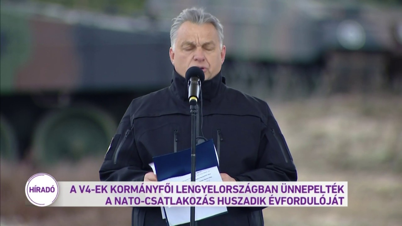 A V4 -ek korm&aacute;nyfői Lengyelorsz&aacute;gban &uuml;nnepelt&eacute;k a NATO csatlakoz&aacute;s huszadik &eacute;vfordul&oacute;j&aacute;t