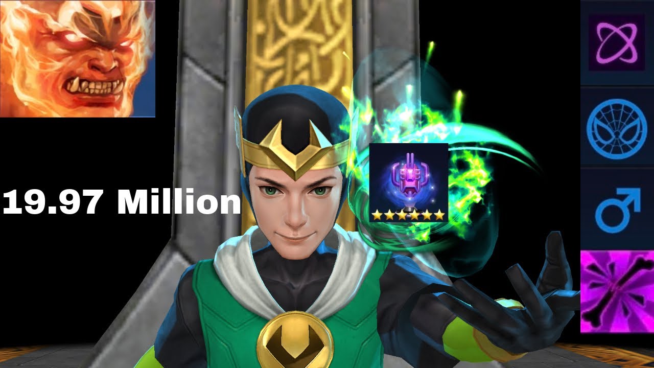 Loki 19.97 Million (Brilliant Rage) | Universal Hero Male ABL Shock - Marvel Future Fight