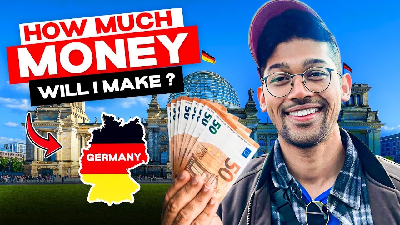 HOW MUCH DO THEY MAKE IN PART TIME JOB in GERMANY 🇩🇪? Indian students in Germany