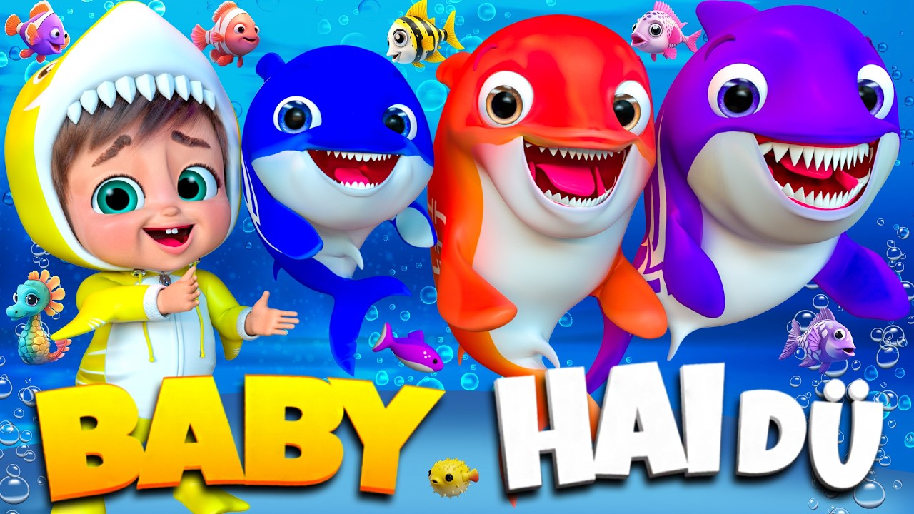 Unterwasser Tanz mit Baby Hai | Kinderreime für Kinder | Super Luca Deutsch #kinderlieder