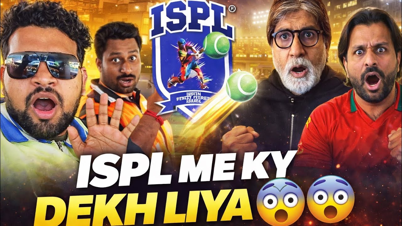 ISPL me kya Dekh liya mene pahile bar wo bhi 😱😱