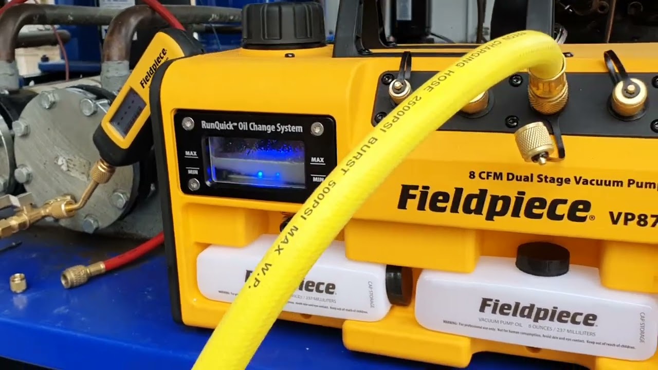 Fieldpiece VP87 vakum pompası ile hızlı vakum teknikleri
