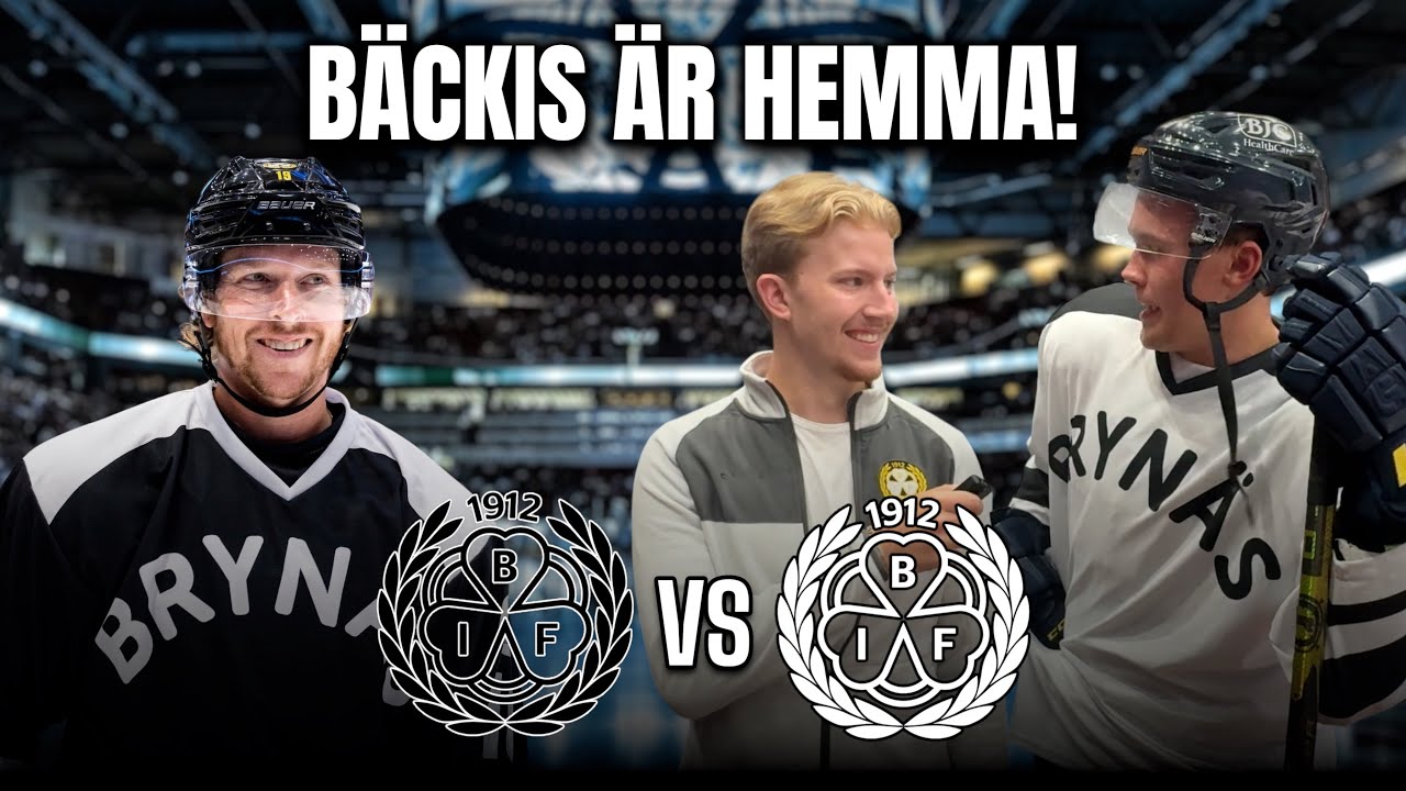 BÄCKIS ÄR HEMMA! BRYNÄS SVARTA MOT VITA (8 aug 2025)