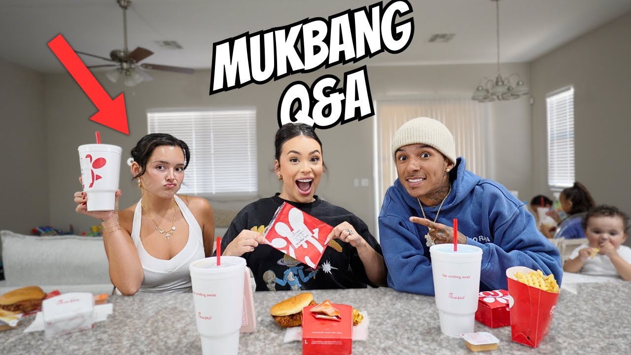 Q&A MUKBANG WITH LIL JERZ! **JUICY**