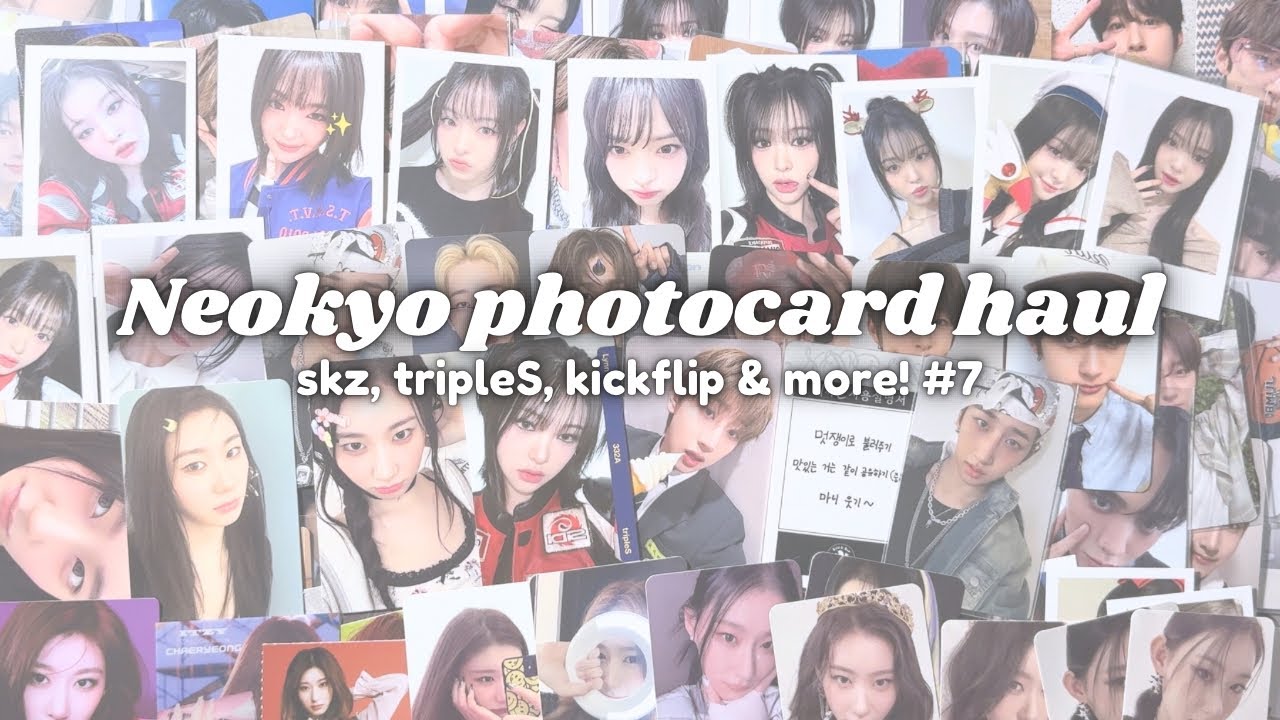 Neokyo photocard haul! #7 ft. straykids, triples, kickflip & more!