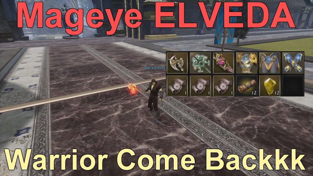 Mageye ELVEDA | Warrior Come Backk | Kaleb+8 ,Axe Destruction ,Lunas Fire +8 Upgrade ? Rise Online