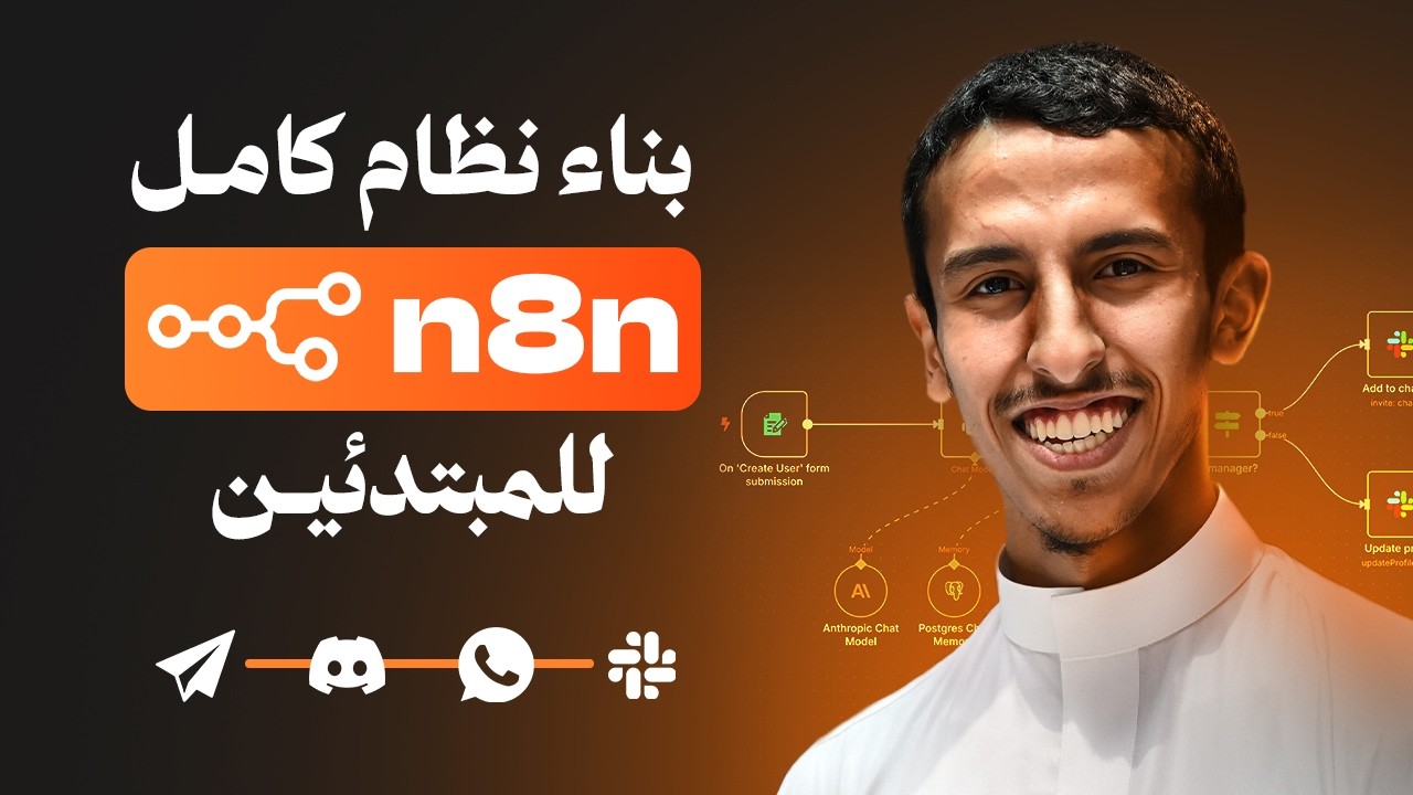 كيف تبني نظام كامل في n8n للمبتدئيين
