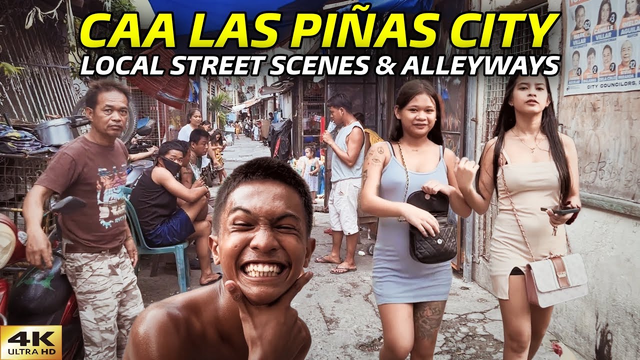 I Never Knew CAA Las Piñas City Was Like This! Rarely Seen Alleyways & Street Scenes [4K]