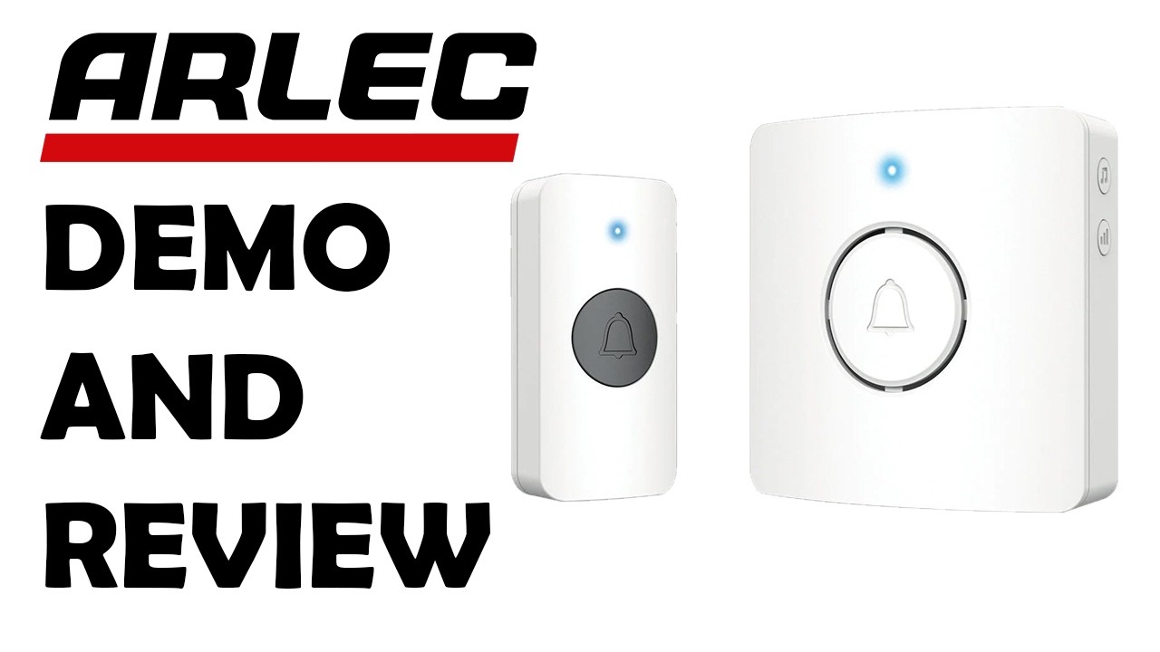 Arlec Wireless Door Bell Demo & Installation - Premium 38 Sound Battery Powered (Links below)