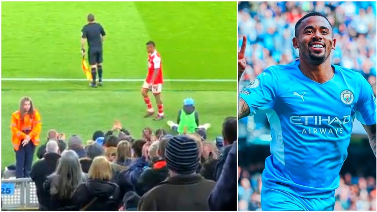 Man City Fans Showed Respect to Gabriel Jesus as Manchester City Thrash Arsenal 4-1