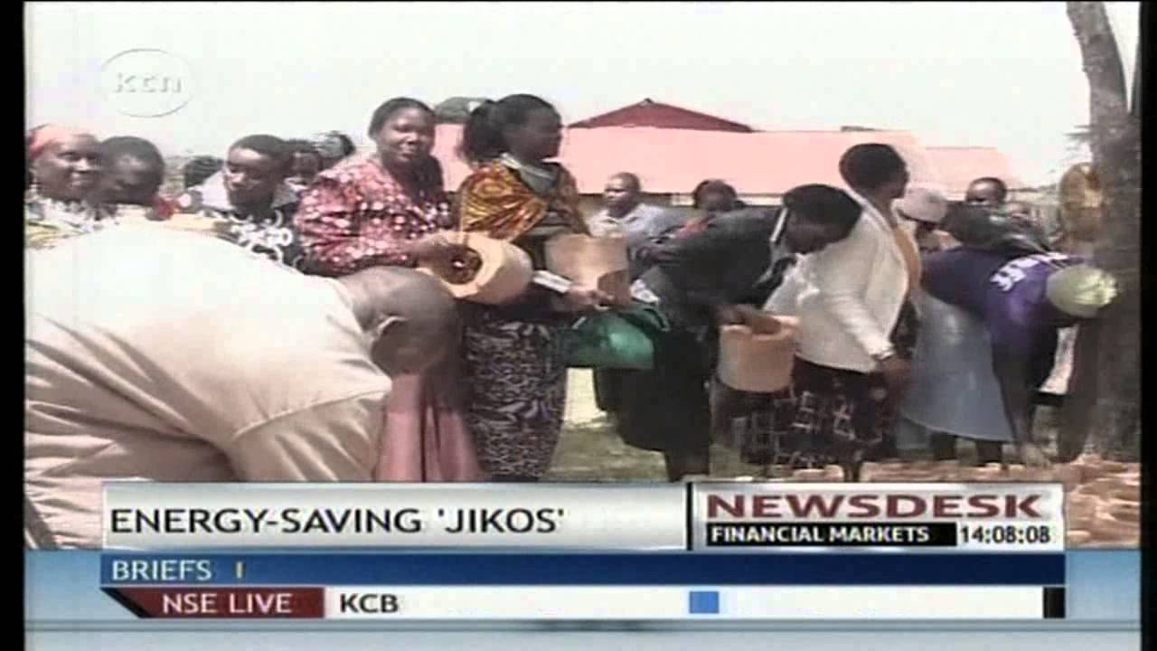 Kenya Forestry Services donates Energy saving jikos to six women groups