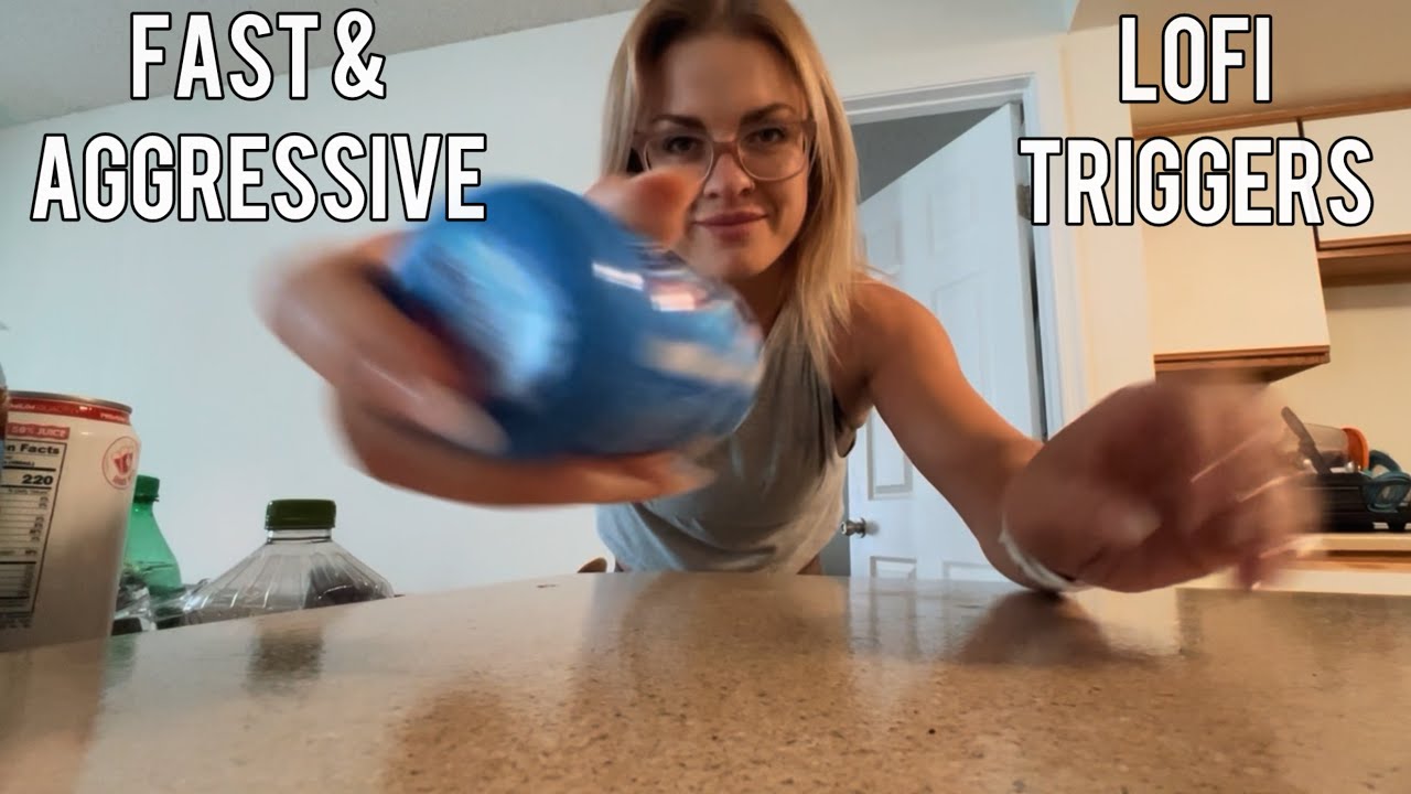 ASMR FAST & AGGRESSIVE RANDOM LOFI TRIGGERS AROUND MY APARTMENT💥 (LOOPED)