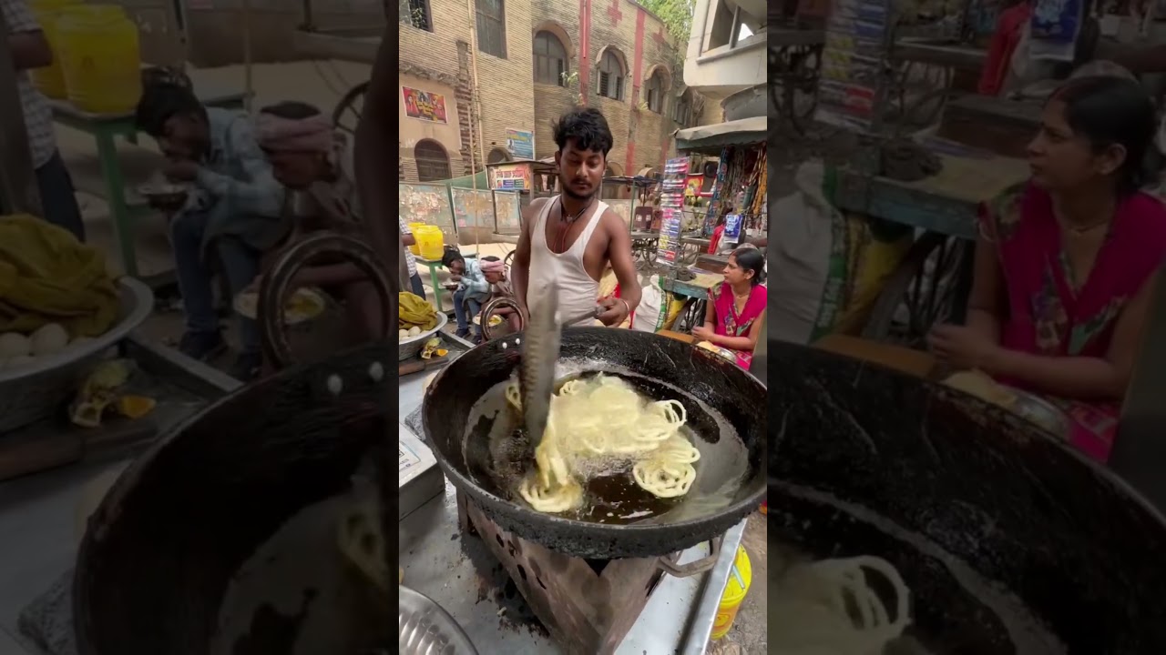 ⚡⚡Sweet Jalebi Making Process⚡⚡#shorts #telugufoodie #esangathulu #streetfood #foodie #omel