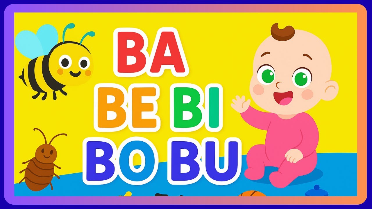 Vamos Aprender As Sílabas? BA BE BI BO BU | Vídeo Educativo Infantil