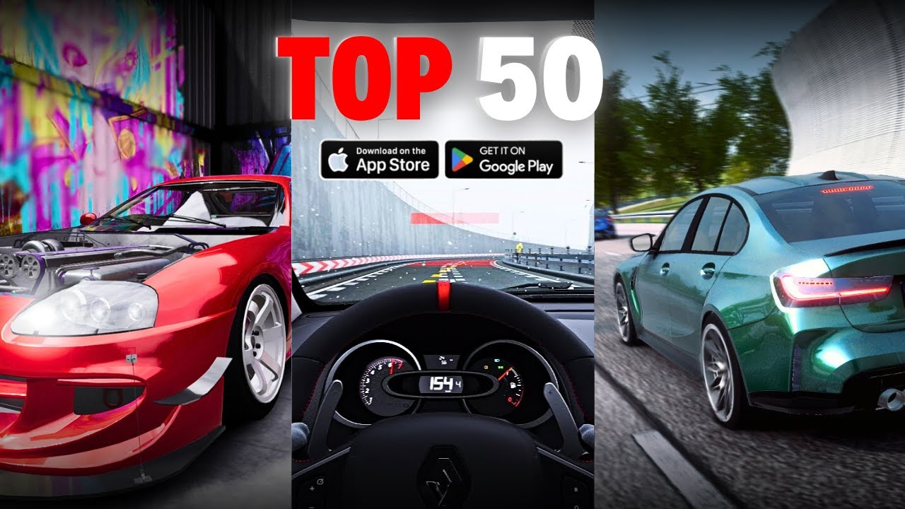 TOP 50🔥👌BEST CAR GAMES FOR ANDROID & IOS  IN 2025