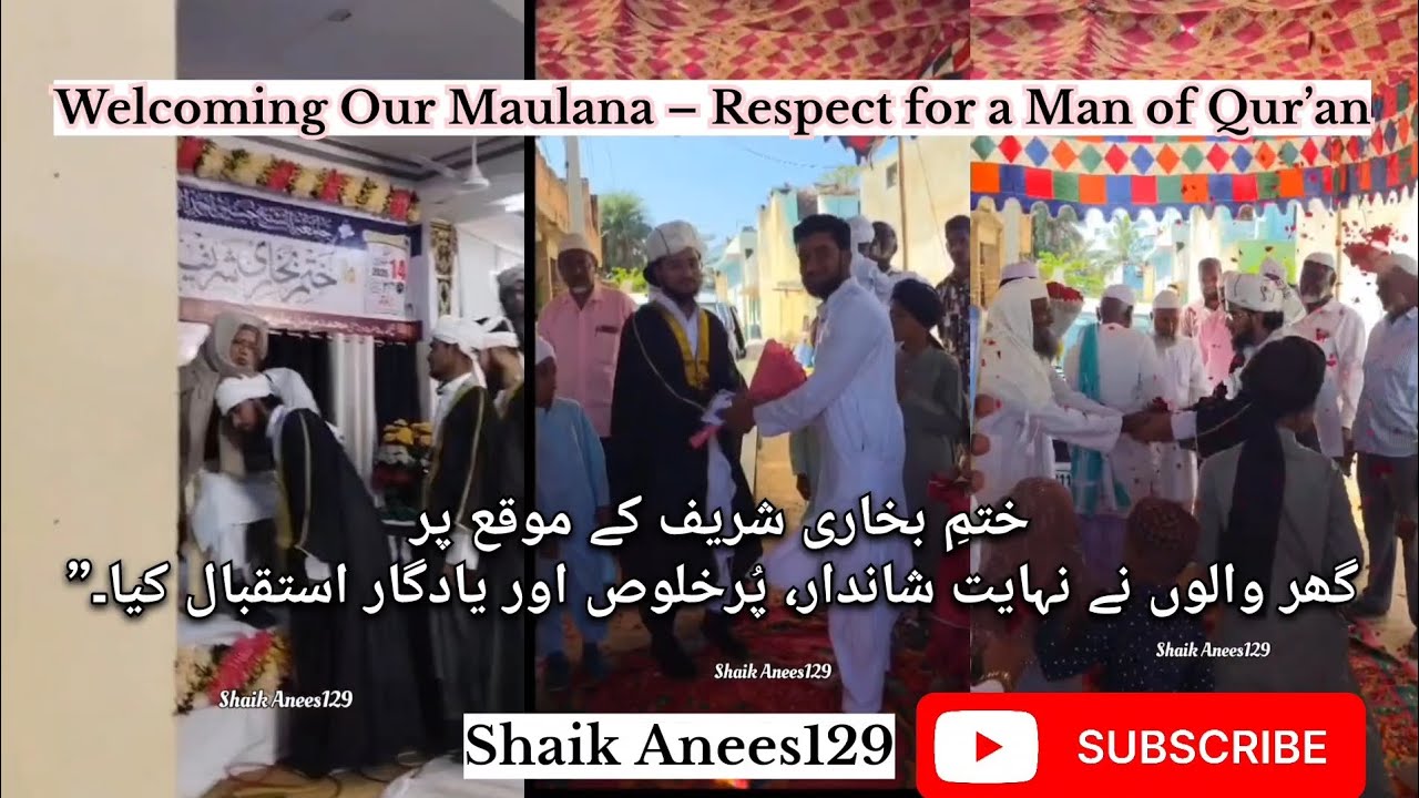 Grand Welcome to Our Respected Maulana | Heart Touching Welcome Ceremony