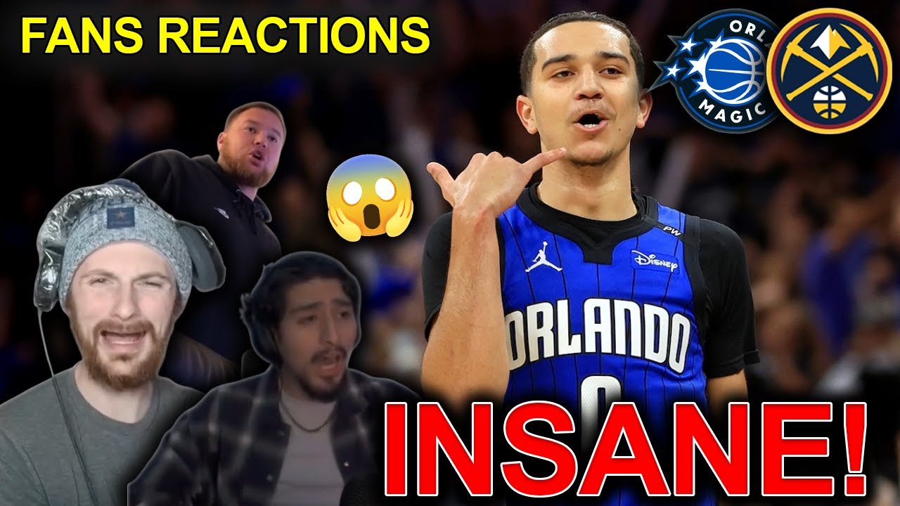 NBA fans reaction to Anthony Black’s INSANE clutch performance as the Magic beat the Nuggets 😱