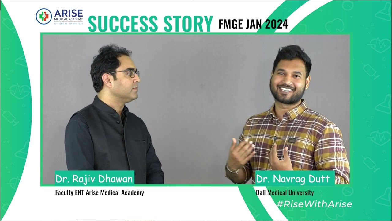 From Struggle to Success: Dr. Navrag's Inspiring FMGE Journey | Dr. Rajiv Dhawan