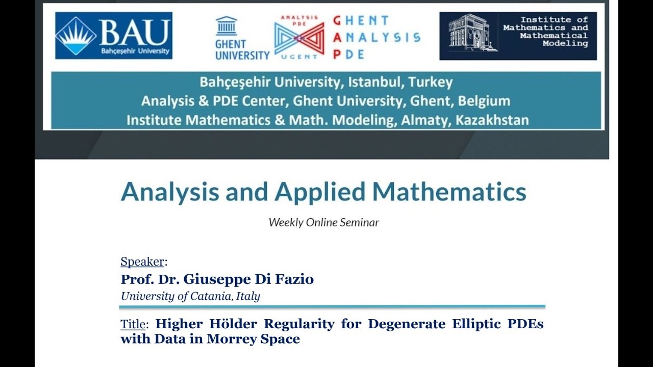 AAM Seminar - Methods of nonlinear analysis in theory of BVPs for fractional differential inclusions