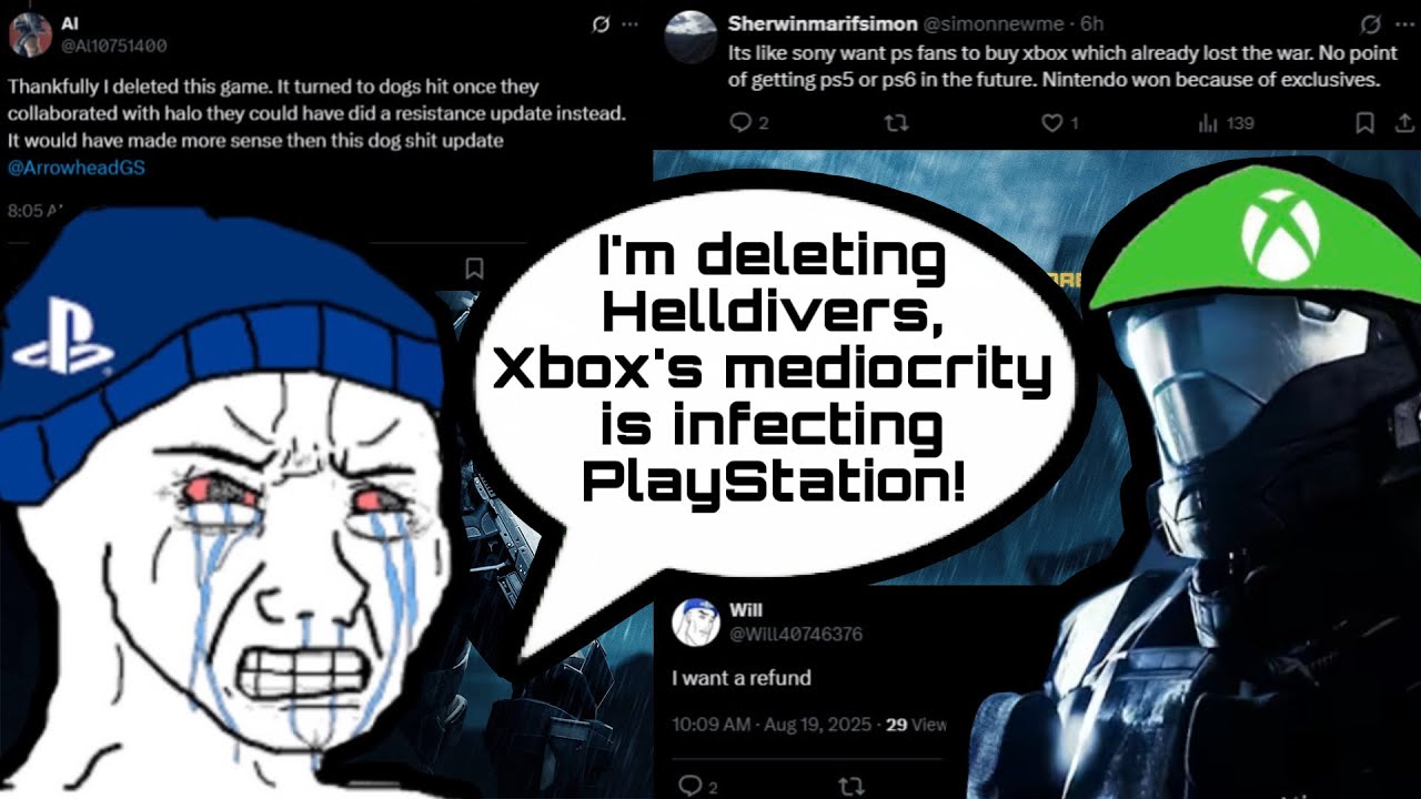 «Я удаляю Helldivers!» Фанаты PlayStation в ярости из-за сотрудничества Helldivers с Halo