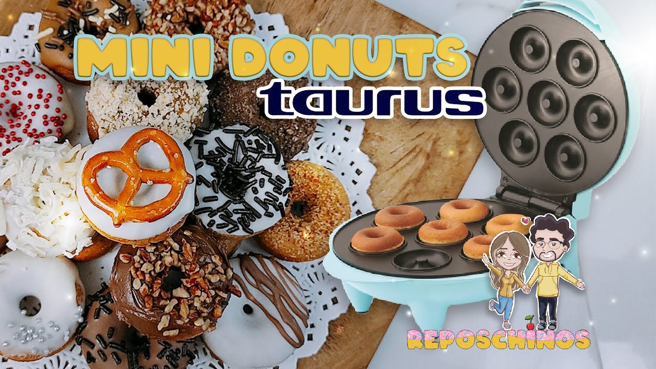 Receta Cómo hacer Mini DONAS con máquina TAURUS para VENDER, decoraciones sencillas súper fácil