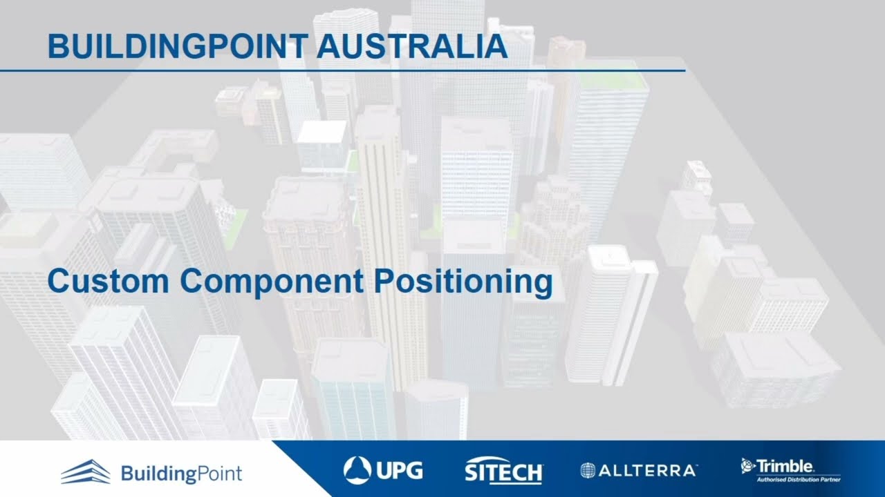 Tekla Structures - Custom Component Positioning
