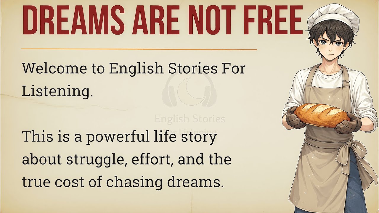 Dreams Are Not Free || English Stories for Beginners (Level 1) 🔥 || English Listening Practice ✅