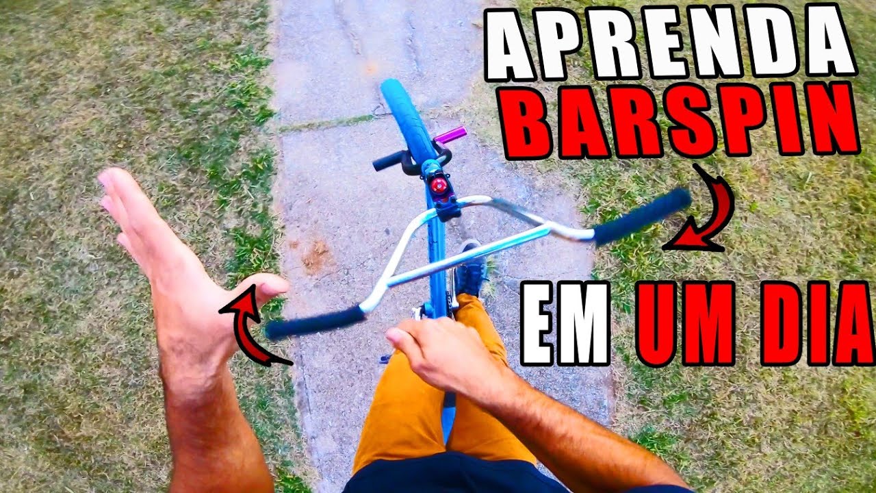 Como Aprender Barspin em Um Dia do Jeito mais Fácil que Existe | Tutorial Bmx Barspin #bmx #scooter