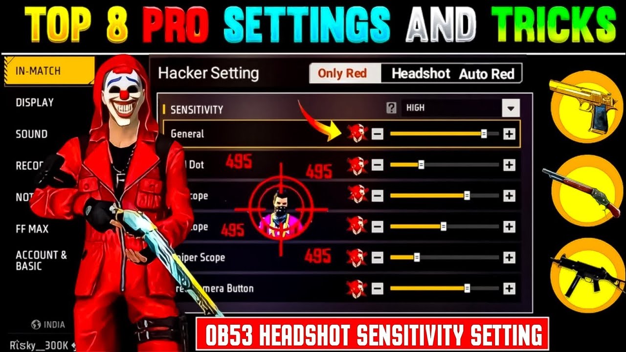 Free Fire Headshot Setting After Ob53 Update 2026⚡Best Sensitivity Settings ⚙️| Sensitivity Setting 