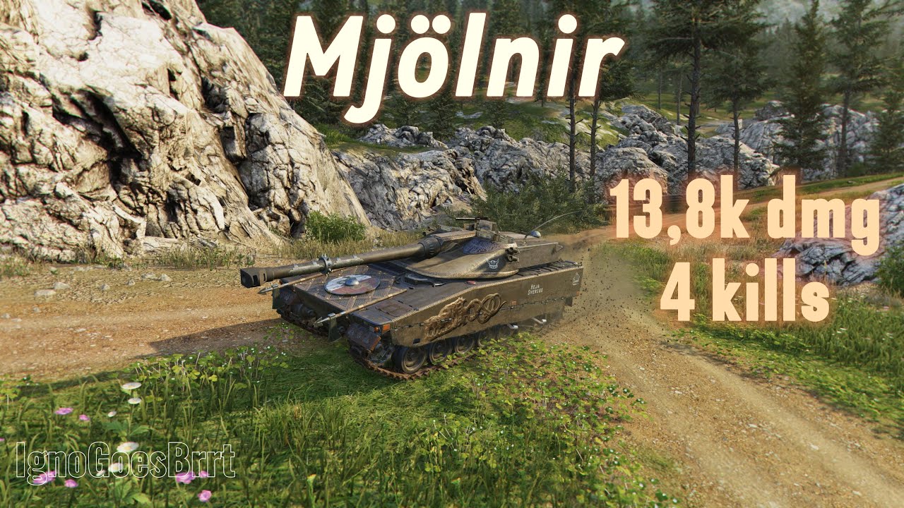 The Mjölnir is pretty good! | 13,8k dmg and 4 kills in the new released Mjölnir on patchday.