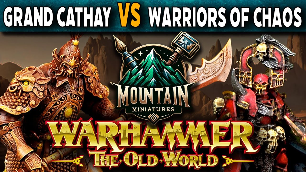 Grand Cathay VS Warriors of Chaos - Warhammer The Old World Battle Report