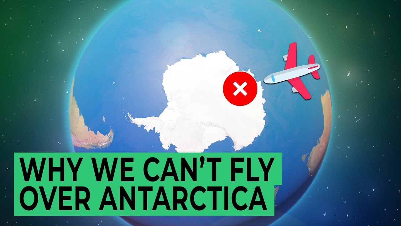 Why Planes Fly Over The North Pole But Not The South Pole