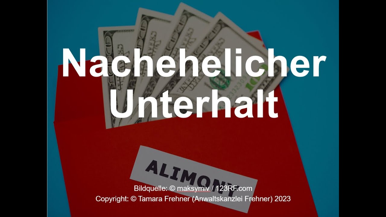 Scheidung in der Schweiz, Voraussetzungen des nachehelichen Unterhalts
