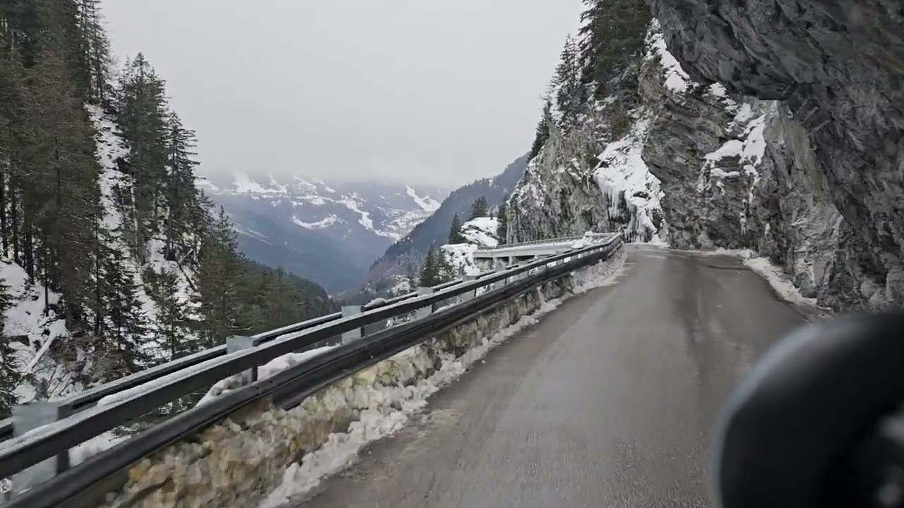 descente de Champagny en Vanoise le haut/bas en bus