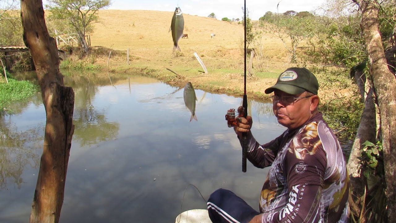 LAMBARI NO ULTRALIGHT, COM PERNADA DUPLA E ISCA DE LELUIA