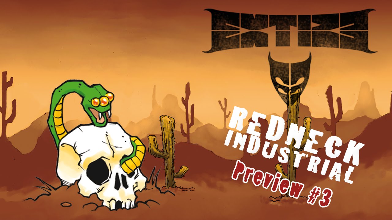 EXTIZE - REDNECK INDUSTRIAL Album Preview #3 (Guns, Gasoline & Cowbell) | darkTunes Music Group