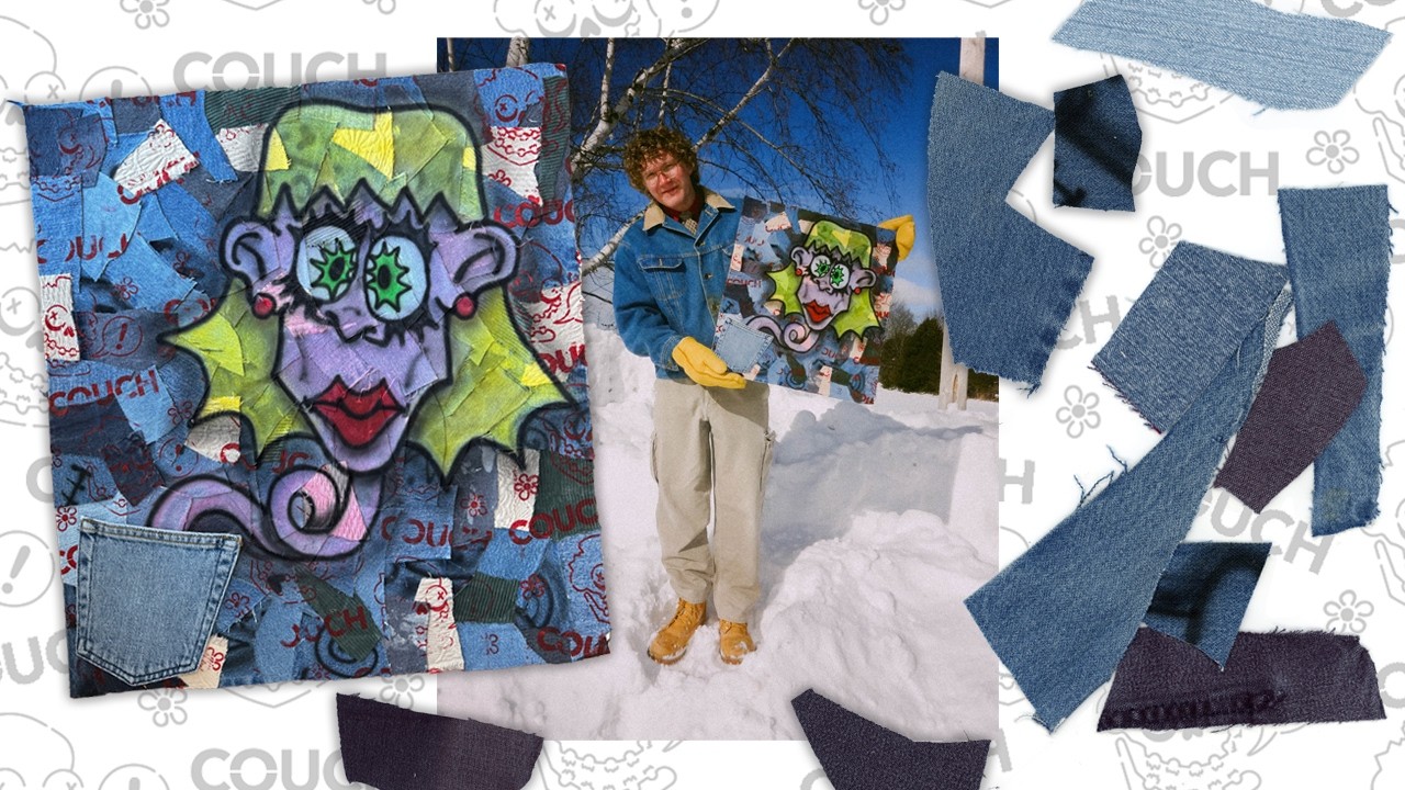MAKING NEW MIXED MEDIA ART! (Using Textiles, Airbrush & Screen Printing)
