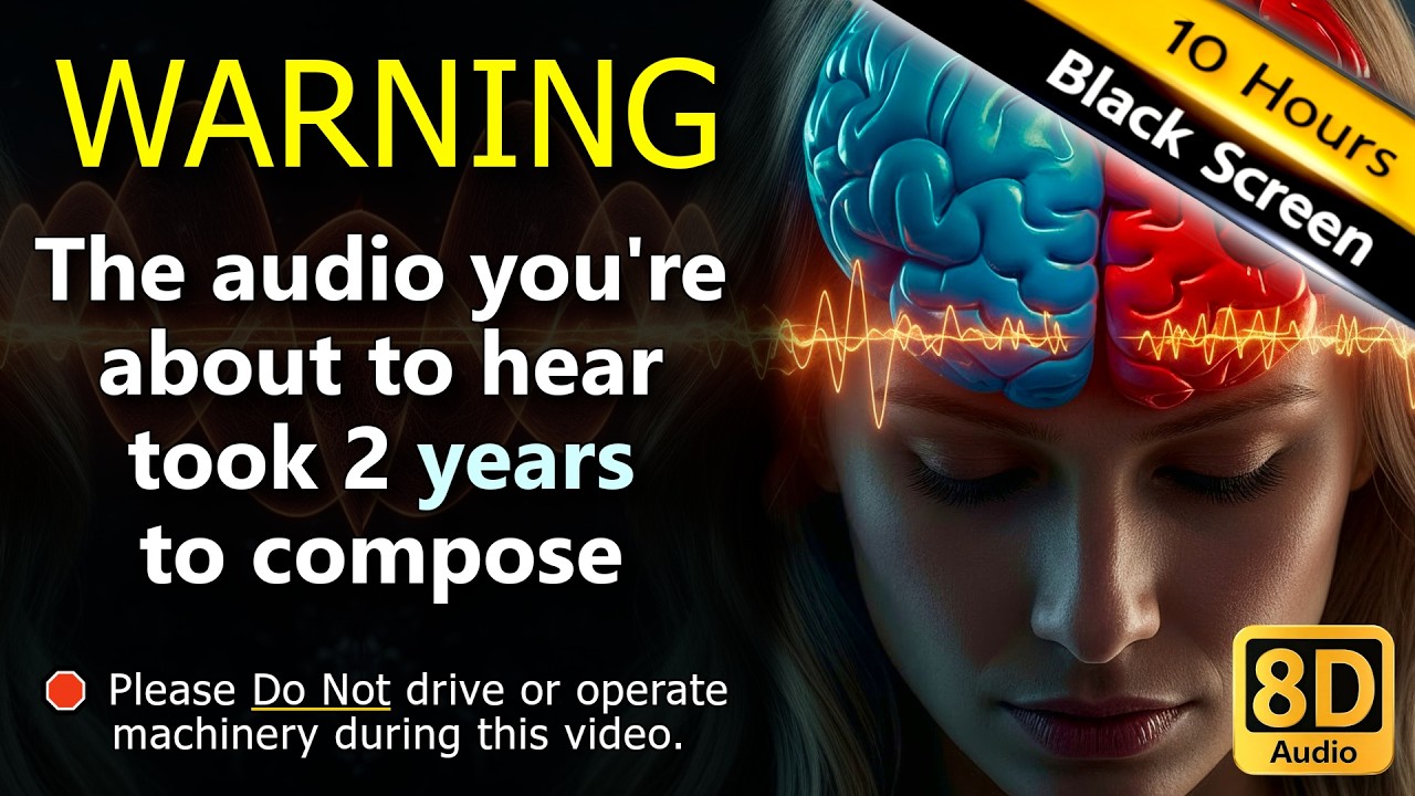 CALMS Both Hemispheres of the Brain for DEEP Sleep (1.9Hz EMDR Bilateral & Binaural Delta Waves)