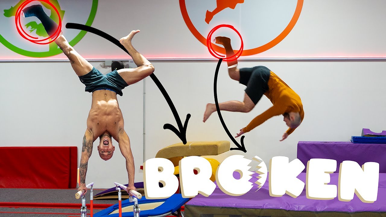 Гимнастика на одной ноге. Я сломал стопу.