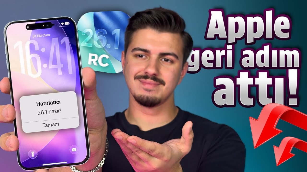 iOS 26.1 RC YAYINLANDI! | Şeffaf Arayüz Kapatma ve Yeni Özellikler!