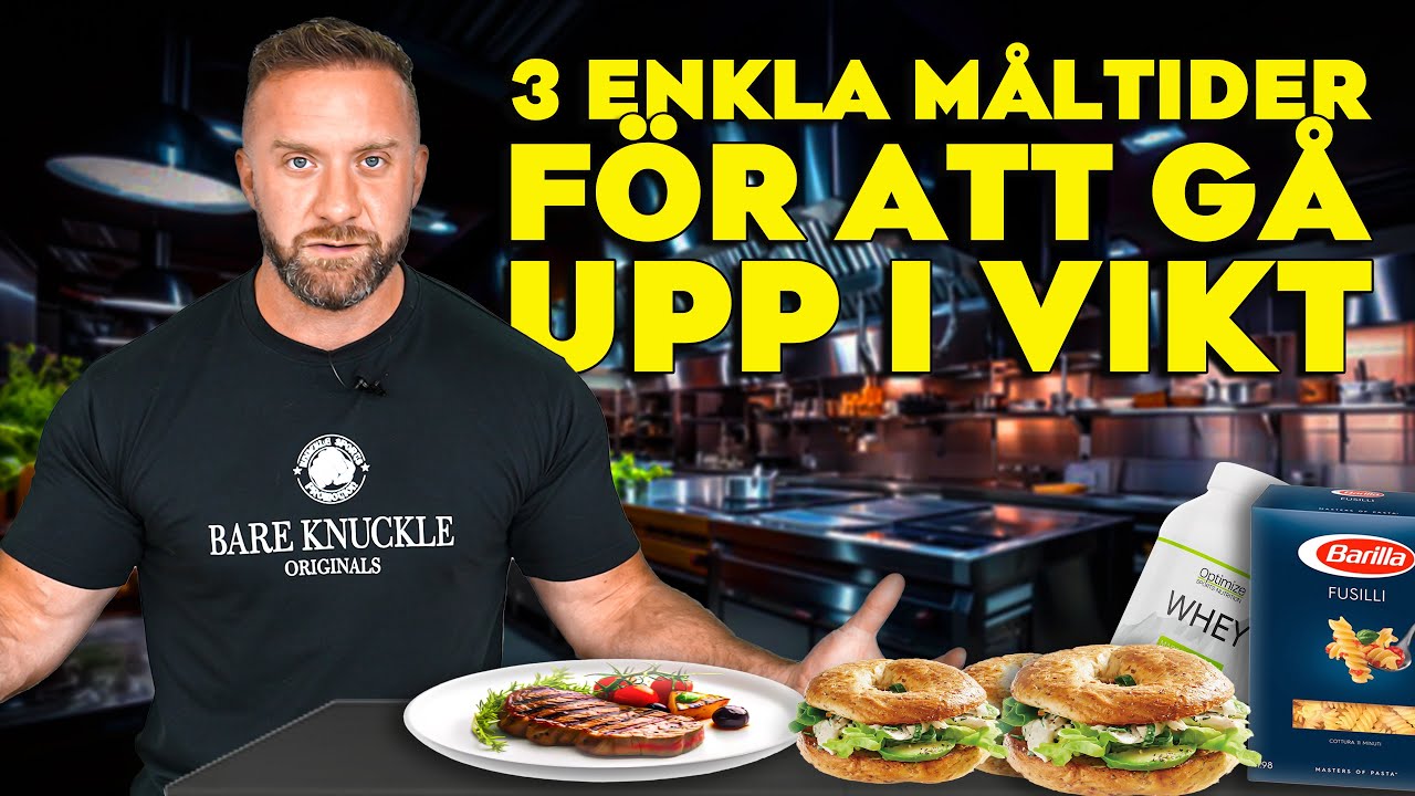 TRE SNABBA RECEPT F&Ouml;R ATT &Ouml;KA DIN VIKT!