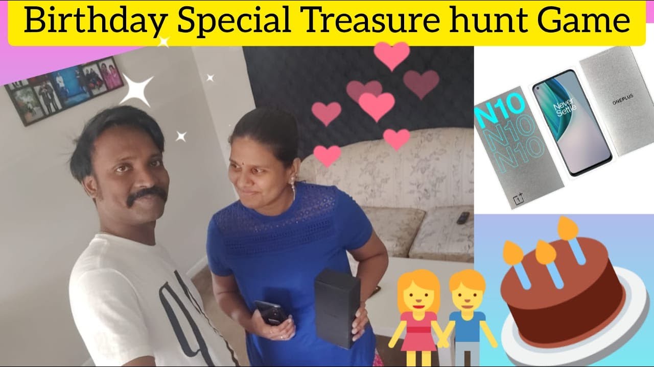 Birthday Gift | Treasure hunt | My husband surprised me with a gift | Pyaar Prema Kadhal | Fun Game