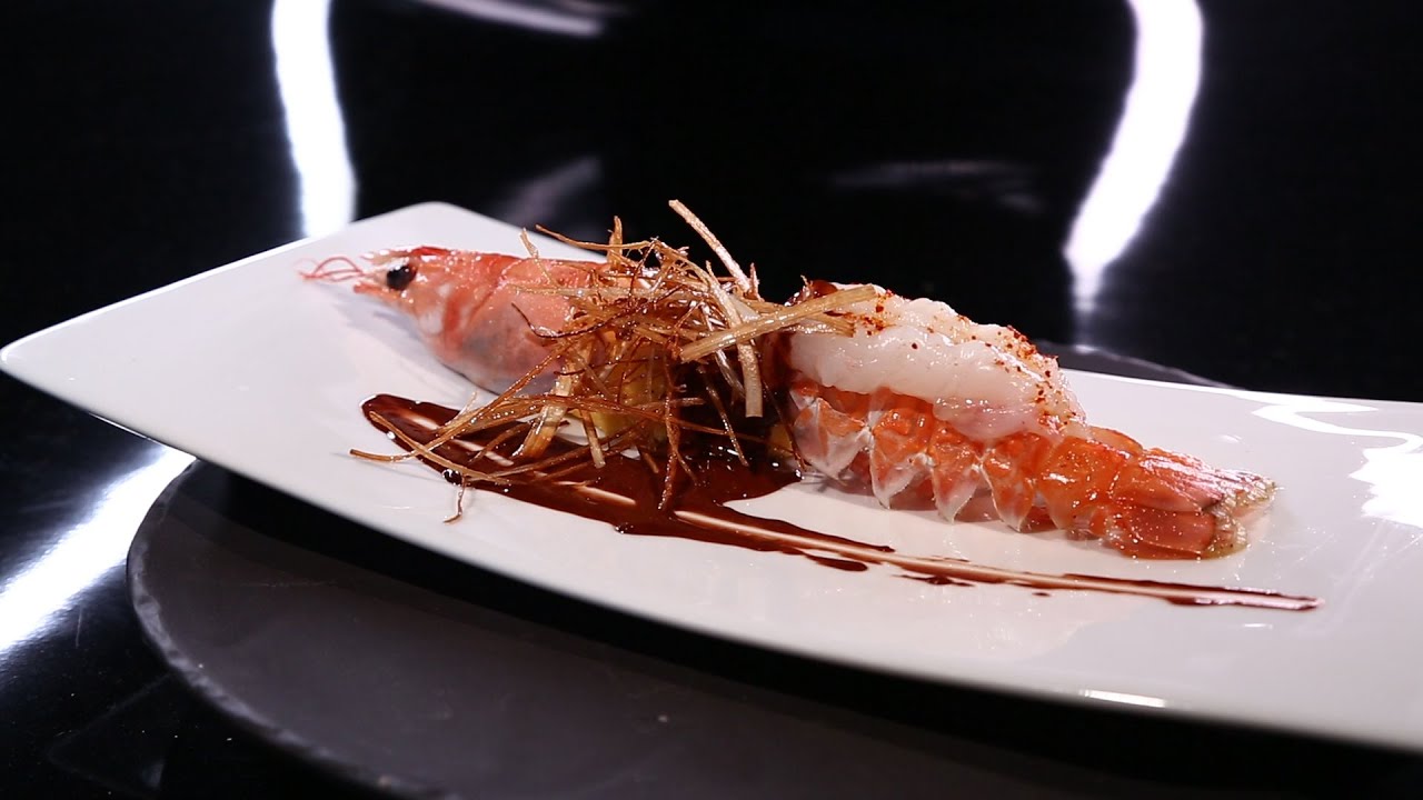 Langoustines « à l’islandaise », sauce américaine au chocolat par Frédéric Bau (#DPDC)