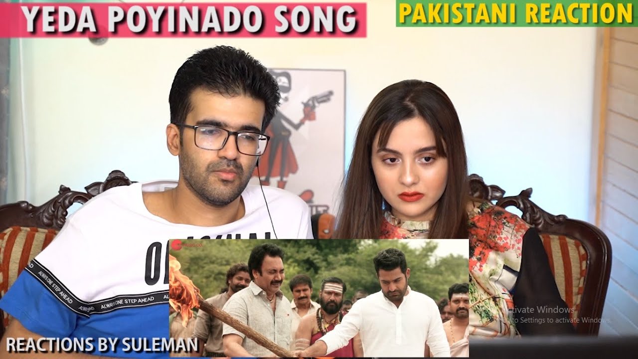 Pakistani Couple Reacts To Yeda Poyinado | Aravinda Sametha | Jr.NTR