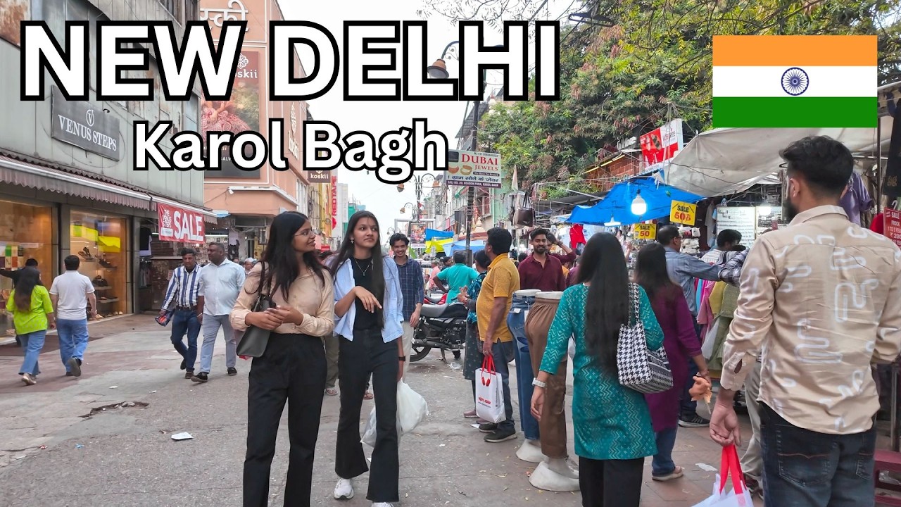 Karol Bagh Market, New Delhi 🇮🇳 | Real Street Life in India&rsquo;s Capital (4K Walking Tour 2026)