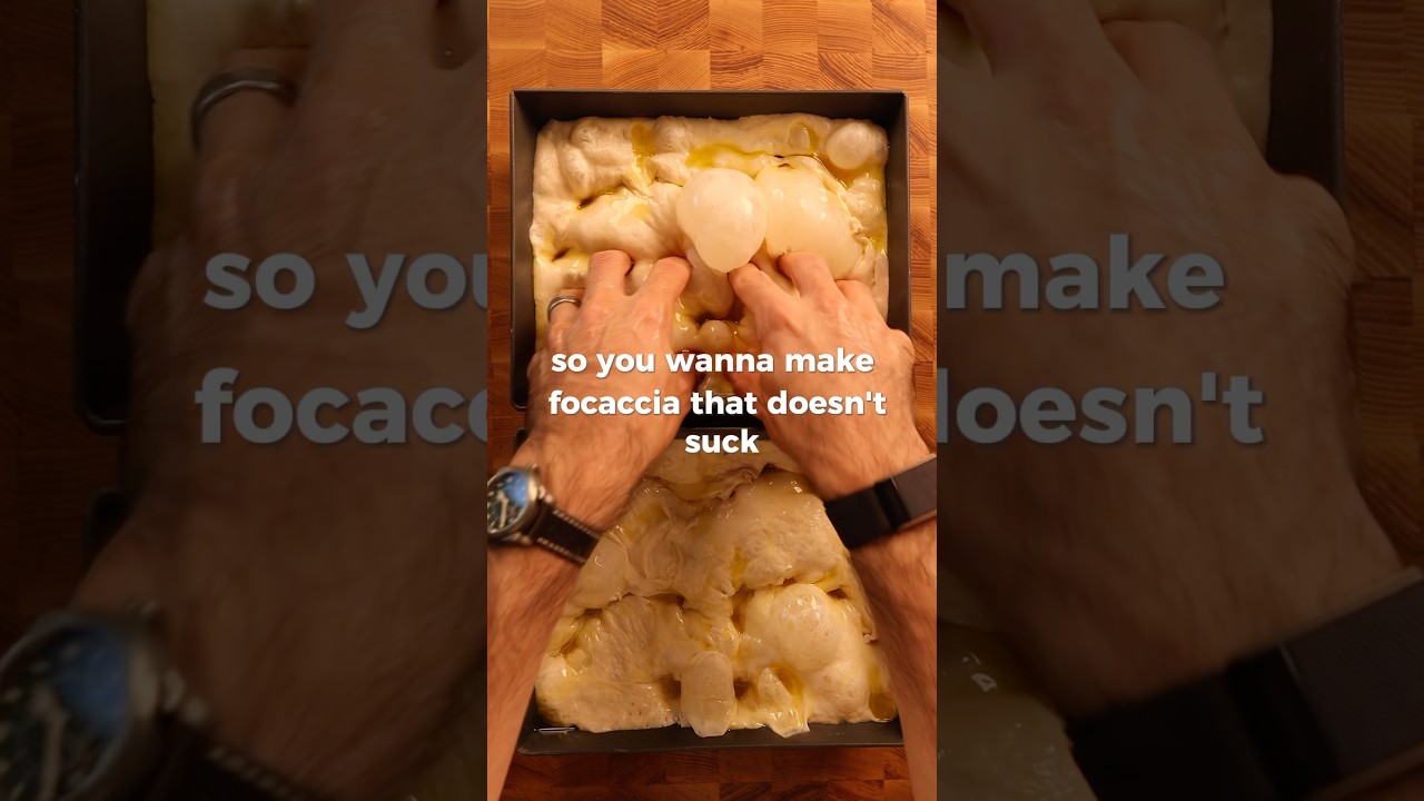 focaccia that doesn&rsquo;t suck