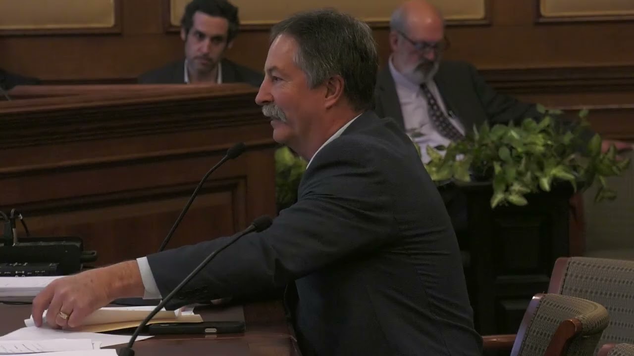 Missouri Sen. Mike Moon Presents SJR 73 in Committee