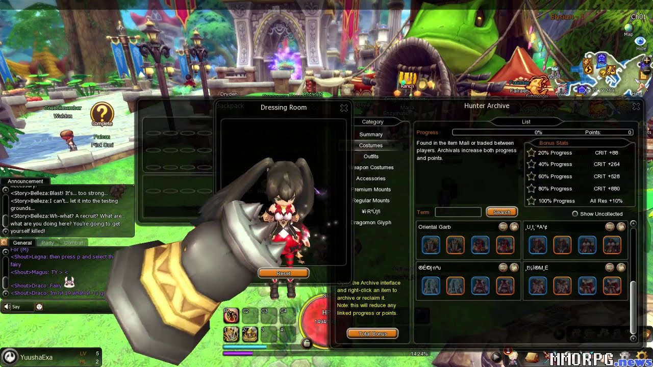 Dragomon Hunter - NA Server, CBT, Day 1